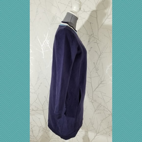 Bench NWT $129 Blue Purple Crewneck Sweatdress - Picture 3 of 5
